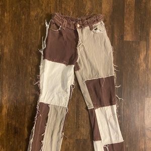 Jaded London Patchwork Jeans